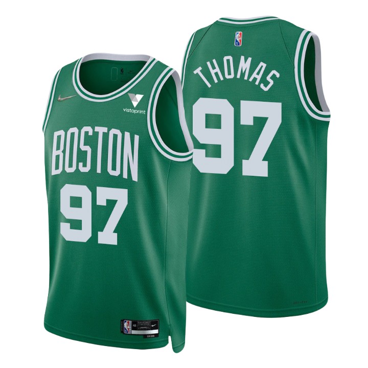 Men's Boston Celtics Brodric Thomas #97 Diamond 75th Anniversary Icon Jersey 2401YQHJ